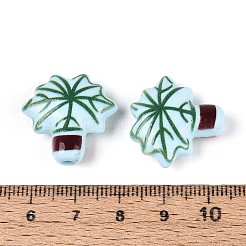 Printed Opaque Acrylic Beads&nbsp;OACR-N152-12A