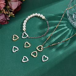 8Pcs 2 Colors Brass Spring Gate Rings&nbsp;KK-PH0013-93