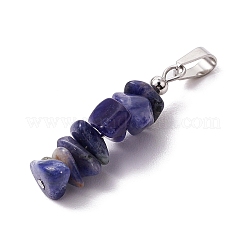 12Pcs 12 Style 12 Constellation Mixed Gemstone Pendants&nbsp;PALLOY-JF02816