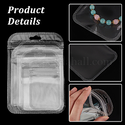 250Pcs 5 Styles Transparent Plastic Resealable Packaging Bags&nbsp;OPP-NB0001-03