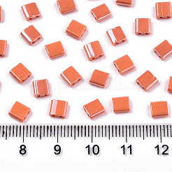 FGB 2-Hole Glass Seed Beads&nbsp;SEED-S031-L-ST130