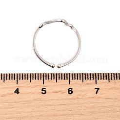 ECG 925 Sterling Silver Cuff Rings for Women&nbsp;RJEW-S631-04P
