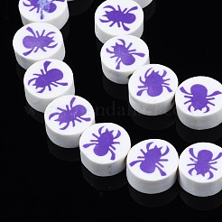 Handmade Polymer Clay Bead Strands&nbsp;X-CLAY-S096-037