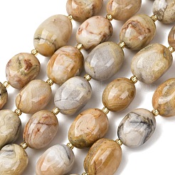 Natural Crazy Agate Beads Strands&nbsp;G-G453-D03-01