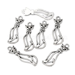 Tibetan Style Alloy Kitten Pendants&nbsp;LF10383Y-NF