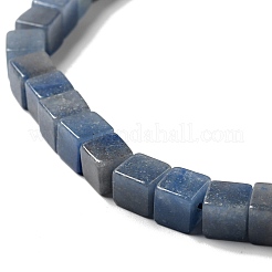Dyed & Heated Natural Blue Aventurine Beads Strands&nbsp;G-I327-A01