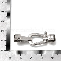 Tarnish Resistant 304 Stainless Steel Clasps&nbsp;STAS-E440-84P