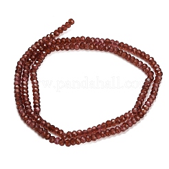 Natural Garnet Beads Strands&nbsp;GG-CBA77FB-C02-01