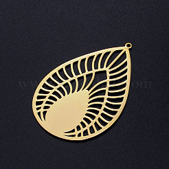 201 Stainless Steel Big Filigree Pendants&nbsp;STAS-S105-JN408