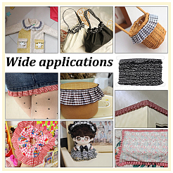 20 Yards Polyester Lace Ribbons&nbsp;DIY-PH0031-86B