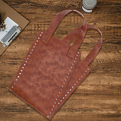 1Pc DIY PU Leather Storage Bags&nbsp;ABAG-CL0001-59B