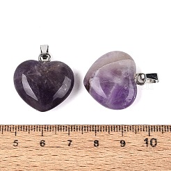 Natural Banded Amethyst Pendants&nbsp;G-N362-05P-04