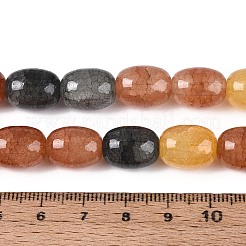 Baking Paint Crackle Glass Beads Strands&nbsp;DGLA-N019-01A-04