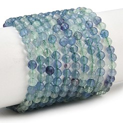 Natural Fluorite Beads Strands&nbsp;X-G-L662-A02-4mm