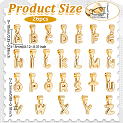 26Pcs 26 Styles Brass Charms&nbsp;KK-GA0002-56
