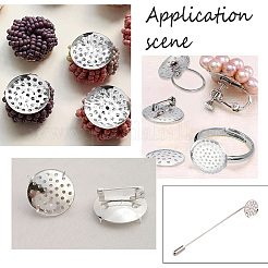 Iron Finger Ring/Brooch Sieve Findings&nbsp;IFIN-SC0001-34