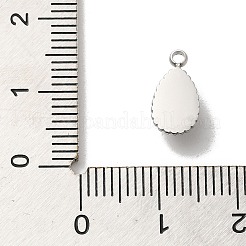 Natural Blue Lace Agate Teardrop Charms&nbsp;STAS-B074-04P-02