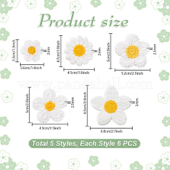 30Pcs 5 Styles Ornament Accessories&nbsp;PATC-PH0001-37