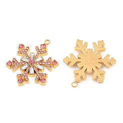 304 Stainless Steel Rhinestone Pendants&nbsp;RB-CBADC81-14G-04