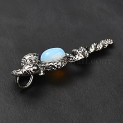 Natural & Synthetic Mixed Gemstone Big Pendants&nbsp;G-B033-06AS