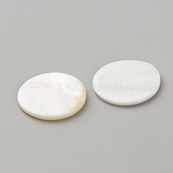 Natural Shell Disc Cabochons&nbsp;DIY-WH0888-873