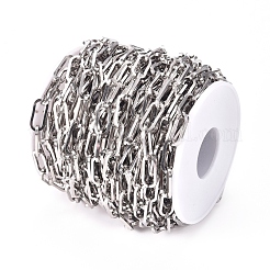 Tarnish Resistant 304 Stainless Steel Paperclip Chains&nbsp;CHS-L022-05P