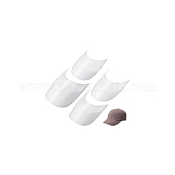 24Pcs 4 Styles Plastic Hat Brim Board for Peaked Cap&nbsp;AJEW-NB0006-26B