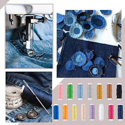 15Pcs 15 Colors Polyester Embroidery Thread&nbsp;DIY-OC0013-80