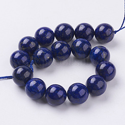 Natural Lapis Lazuli Beads Strands&nbsp;G-G087-12mm