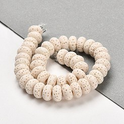 Natural Lava Rock Dyed Beads Strands&nbsp;G-L586-B02-14