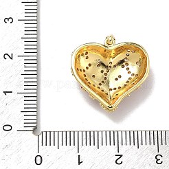 Brass Micro Pave Cubic Zirconia Pendants&nbsp;KK-D235-07G-02