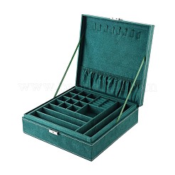 Velvet & Wood Jewelry Boxes&nbsp;VBOX-I001-03A