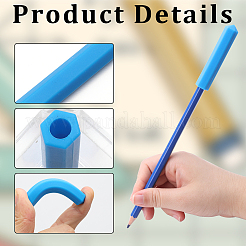 4Pcs 4 Colors Silicone Pencil Caps&nbsp;AJEW-GF0007-80B