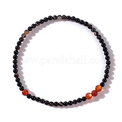 Natural Mixed Gemstone Round Beaded Stretch Bracelet for Men Women&nbsp;XO2750
