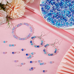 5 Colors Transparent Acrylic Beads&nbsp;MACR-PA0001-03A-01