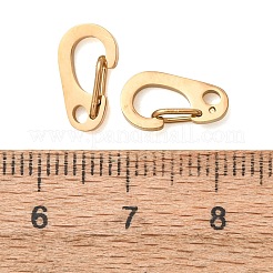 304 Stainless Steel Push Gate Snap Keychain Clasp Findings&nbsp;SA-CBABDB1-01G