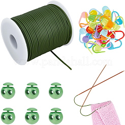 30Pcs Eco-Friendly ABS Plastic Knitting Crochet Locking Stitch Markers Holder&nbsp;IFIN-SC0001-96E