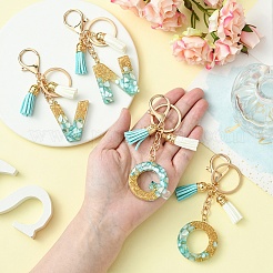 Transparent Epoxy Resin Pendant Keychains&nbsp;KEYC-FS00022-17
