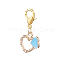 Alloy Enamel Pendant Decorations&nbsp;HJEW-JM00997