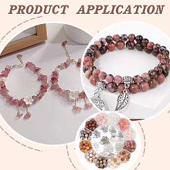 DIY Natural Mixed Gemstone Jewelry Set Making Kit&nbsp;DIY-WR0004-25
