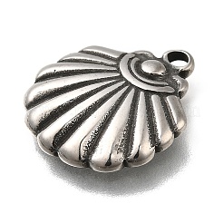 Retro 304 Stainless Steel Pendants&nbsp;STAS-L284-13AS
