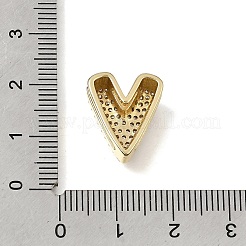 Brass Micro Pave Clear Cubic Zirconia Beads&nbsp;CU-CBAEEA8-16G
