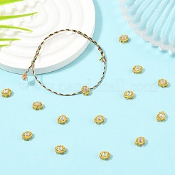 6Pcs Brass Moonstone Multi-Strand Links&nbsp;FIND-YW0013-20