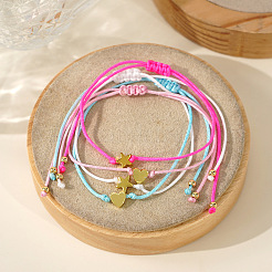 4Pcs Fashion Braided Nylon Cord Bracelets&nbsp;QL9217