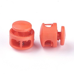 Plastic Spring Cord Locks&nbsp;FIND-WH0039-01E