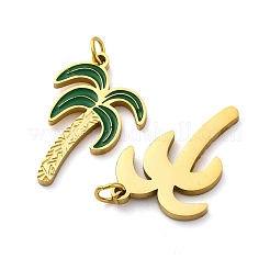 304 Stainless Steel Enamel Pendants&nbsp;X-STAS-E550-55G