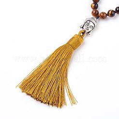 Tassel Pendant Necklaces&nbsp;NJEW-P191-A01
