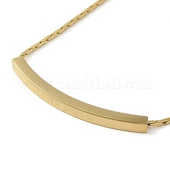 Ion Plating(IP) 304 Stainless Steel Boston Link Chains Slider Bracelets&nbsp;BJEW-K245-01G
