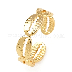 Brass Adjustable Cuff Rings for Women&nbsp;RJEW-B132-02A-G