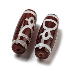 Tibetan Style dZi Beads Strands&nbsp;G-P526-A04